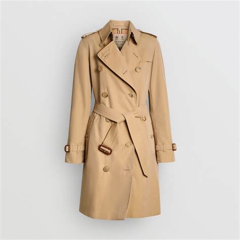 burberry kensington mid-length trench coat red|burberry trench coat size chart.